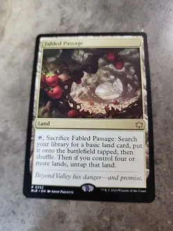 Fabled Passage MTG Magic the Gathering Bloomburrow Regular Card Rare #252 - Image 1