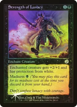 Torment MTG FOIL Strength of Lunacy Magic - Image 1