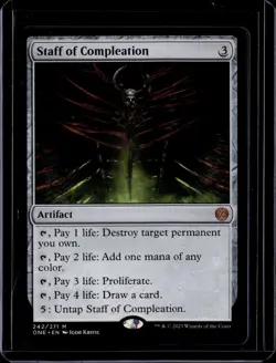 Staff Of Compleation - 242 - ONE - NM - MTG Magic the Gathering - Image 1