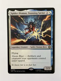 Spider-Woman, Stunning Savior - SPM 0152 - NM - MTG Magic - Image 1