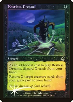 Torment MTG FOIL Restless Dreams Magic - Image 1