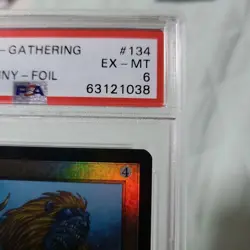 MTG Masticore Foil PSA 6 EX-MT 1999 Urza's Destiny English #134 Vintage Artifact - Image 4