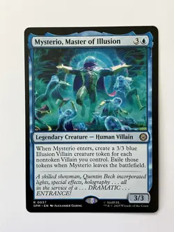 x1 Mysterio, Master of Illusion R MTG Marvel's Spider-Man M/NM, English - Image 1