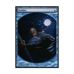 WOTC MtG Magic Player Reward Promos Ponder (P) EX - Image 1