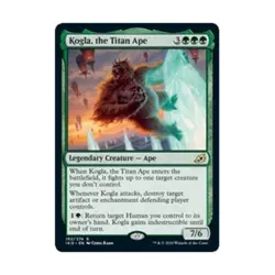 WOTC MtG Ikoria Lair of Behemoths Kogla Titan Ape (R) NM - Image 1