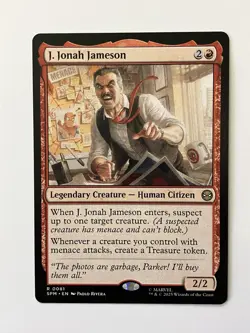 J. Jonah Jameson - 0081 - Marvel's Spider-Man MTG - NM/M English - Image 1