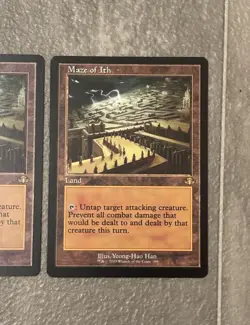 MTG ** Maze of Ith ** Retro Frame ** 2 Card Lot - Image 3