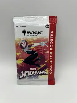 Magic The Gathering MTG Marvel Spiderman SEALED Collector Booster Pack IN HAND - Image 1