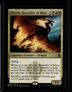 Prossh, Skyraider Of Kher - 214 - A25 - NM - MTG Magic the Gathering - Image 1