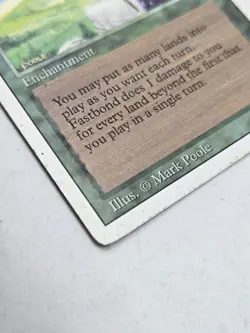 Magic The Gathering REVISED FASTBOND green card MTG - Image 3
