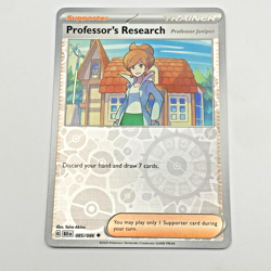 Professor's Research Pokemon Scarlet Violet Black Bolt Reverse Holo 085/086 - Image 1
