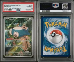 Pokemon Center Snorlax Promo Card 051-151 - PSA 10 - Image 2