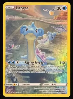 Pokemon TCG - Lapras GG05/GG70 Crown Zenith Galarian Gallery Full Art - Image 2