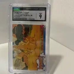 CGC 9 1999 Topps Pokemon The First Movie #48 - Racing Cheek to Cheek ft. Pikachu - Image 1