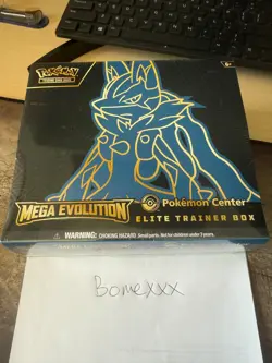 Mega Evolution Lot: Pokemon Center ETBs And Enhanced Booster Box ALL SEALED - Image 5