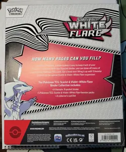 Pokemon TCG: Scarlet & Violet White Flare Binder Collection & Black Bolt Binder - Image 3