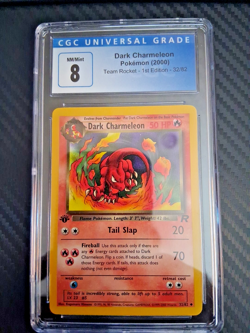 CGC 8 NM-MT Charmander Team Rocket 1st Edition 50/82 Pokemon - Image 1