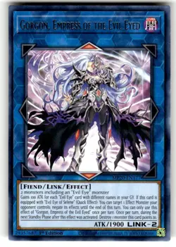 Yugioh! Gorgon, Empress of the Evil Eyed - MP20-EN177 - Rare - 1st Edition NM - Image 1