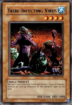 Tribe-Infecting Virus - Rare DR1-EN131 - LP - YuGiOh - Image 1