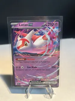 Latias EX 76/191 - Surging Sparks Double Rare Holo - Pokemon TCG Card Near Mint - Image 1