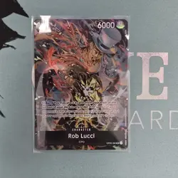 OP05-093 Rob Lucci UP Alt Art English One Piece Card (Illustration Box) - Image 1