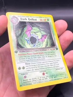 Dark Golbat Pokemon Card - WOTC - 1st Edition - Team Rocket - 7/82 - Holo NM - Image 3
