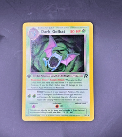 Dark Golbat Pokemon Card - WOTC - 1st Edition - Team Rocket - 7/82 - Holo NM - Image 5