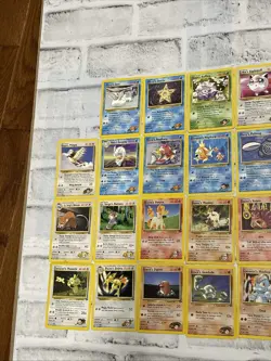 Pokemon Gym Challenge Pokemon Lot of 47 Cards Vintage Vtg Card NO DUPES - LP TCG - Image 2