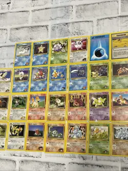 Pokemon Gym Challenge Pokemon Lot of 47 Cards Vintage Vtg Card NO DUPES - LP TCG - Image 3