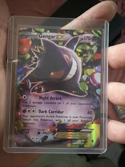 Pokemon TCG XY Phantom Forces Gengar EX Full Art Holo Rare Card 34/119 - Image 5