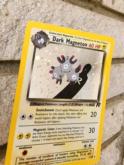 Pokemon Dark Magneton TCG Holo Rare Card 11/82 Unlimited Team Rocket - Image 1