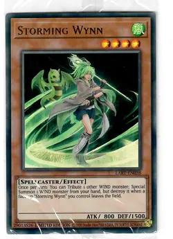 Yu-Gi-Oh! Sealed Lost Art Card - Storming Wynn (LART-EN038) - Image 1
