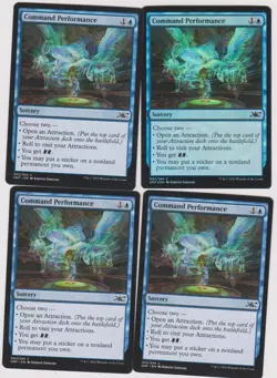 ALL BLUE FUN DECK 41 CARDS MTG UNFINITY MAGIC N-MINT UNPLAYED STARTER DECK FOILS - Image 1