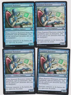 ALL BLUE FUN DECK 41 CARDS MTG UNFINITY MAGIC N-MINT UNPLAYED STARTER DECK FOILS - Image 2
