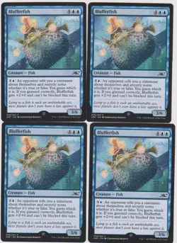 ALL BLUE FUN DECK 41 CARDS MTG UNFINITY MAGIC N-MINT UNPLAYED STARTER DECK FOILS - Image 5