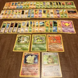 Pokemon Bulk Wotc 61 Card Vintage Lot 1st Edition Rare Holo Shadowless - Image 1