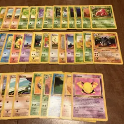 Pokemon Bulk Wotc 61 Card Vintage Lot 1st Edition Rare Holo Shadowless - Image 5
