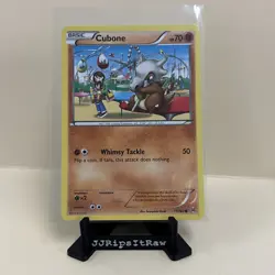Pokemon TCG Cubone XY BREAKthrough 77/162 Regular Common Card NM - Image 1