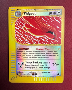 PIDGEOT 23/165 Expedition REVERSE HOLO RH rare E-Series Pokemon TCG card NM+ - Image 1