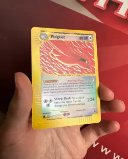 PIDGEOT 23/165 Expedition REVERSE HOLO RH rare E-Series Pokemon TCG card NM+ - Image 2