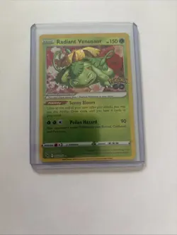 Pokemon TCG Radiant Venusaur Card 004/078 English Holo Rare, Near Mint Condition - Image 1