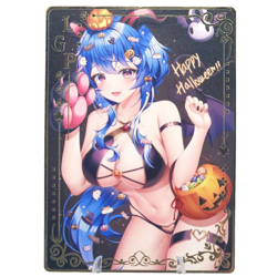Ganyu - Genshin Impact - Goddess Story Gold Metal Anime Waifu Trading Card - Image 1