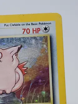 Clefable Jungle No Symbol Error Holo Rare Pokemon Card 1/64 MP - Image 3