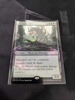 Tyrranax Rex #189 (Foil) Phyrexia All Will Be One Magic: The Gathering Card - Image 1