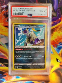 Pokemon Radiant Hisuian Sneasler Lost Origin #123 Graded Card PSA 10 - Image 1
