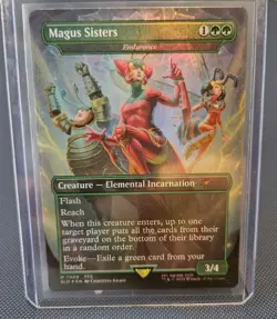 Magus Sisters Endurance Foil Borderless Card NM MTG Secret Lair #7008 FF - Image 4