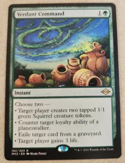Verdant Command - Modern Horizons 2 182/303 Regular Rare - Mtg - Image 1