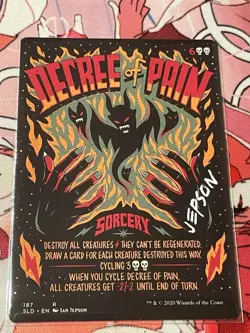 Decree of Pain 187 Secret Lair SLD Artist Proof Ian Jepson MTG AP! - Image 2