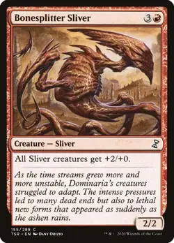 BONESPLITTER SLIVER X 4 N/M TIME SPIRAL: REMASTERED MAGIC THE GATHERING - Image 1