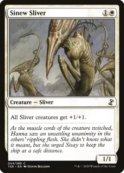 SINEW SLIVER X 4 N/M TIME SPIRAL: REMASTERED MAGIC THE GATERING - Image 1